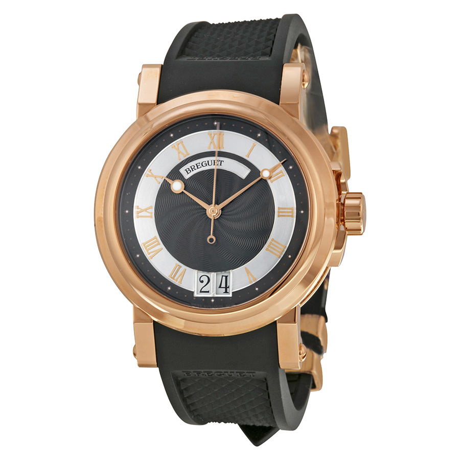 Breguet Marine 5817 Replica Rose Gold Guilloche Dial Automatic Watch