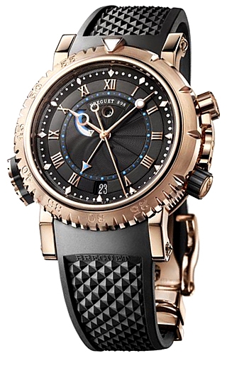 Breguet Marine Masterpiece 58.47mm Rose Gold Automatic Dive Watch with Blue Dial