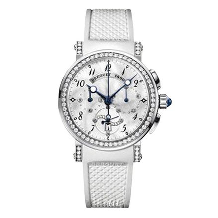 Breguet Marine Automatic Dive Chronograph White Gold & Diamond Watch