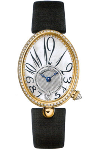 Breguet Reine de Naples Lady's Watch - Swiss Automatic - Opaline Dial - Rose Gold Case