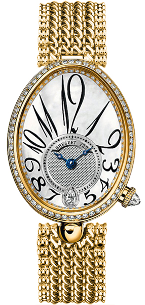 Breguet Reine de Naples 8918BA/58/J20.D000 - Swiss Clone, 18K Rose Gold, Black Enamel Dial, 37mm Automatic Watch