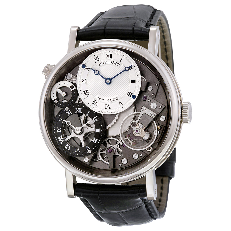 Breguet Tradition 7067BB/G1/9W6: Classic Hand-Wound Elegance in Gold, 41mm, Black Face Watch