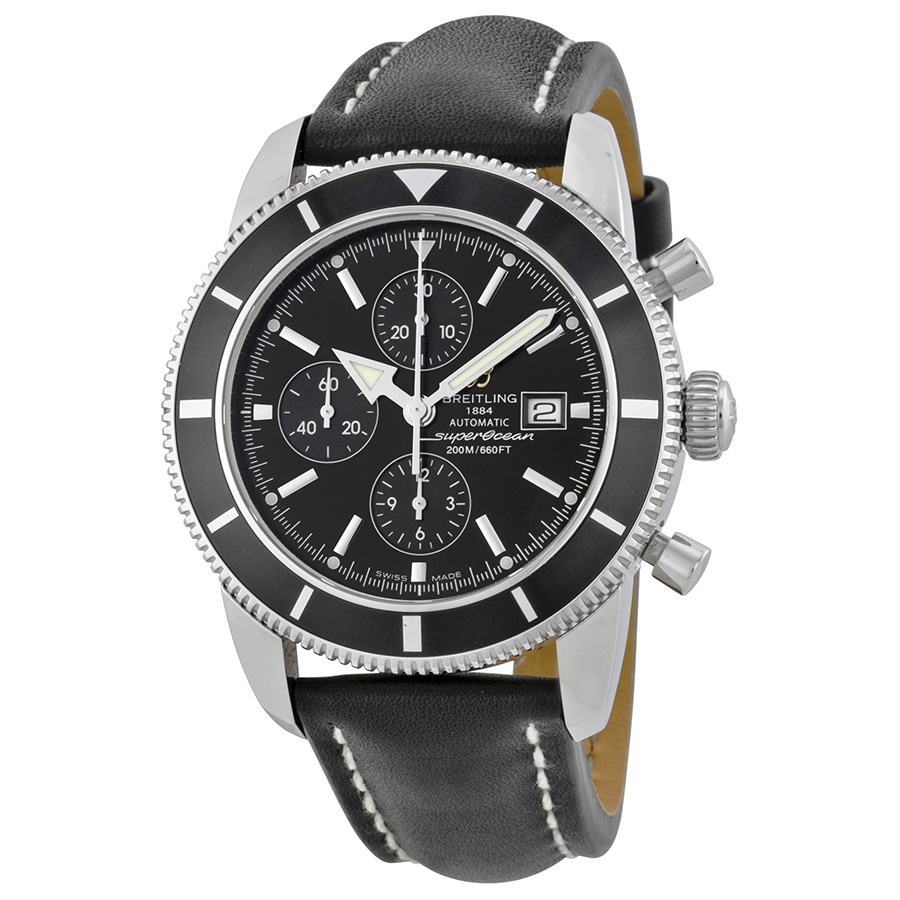 Breitling A1332024-B908BKLT Automatic Jet Black Dial Steel Chronograph Replica Watch