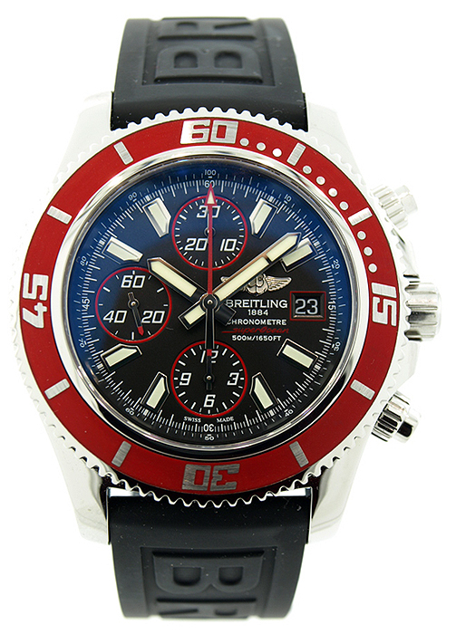 Breitling Avenger Automatic Black Steel Dive Watch - 43mm