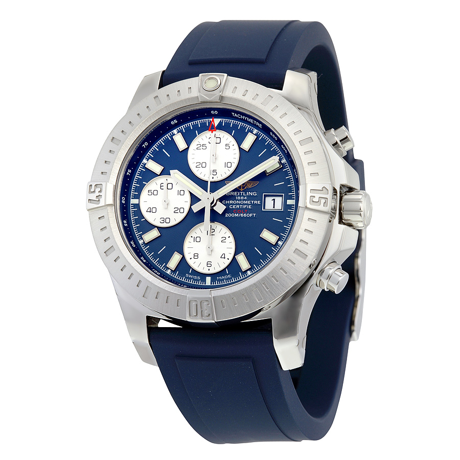 Breitling Navitimer A1338811 Blue Steel Automatic Pilot Watch