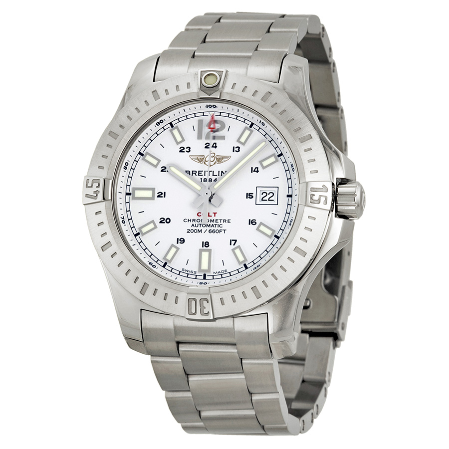 Breitling A1738811-G791 Swiss Clone Automatic Steel Case Jet Black Face Water Resistant Dive Watch
