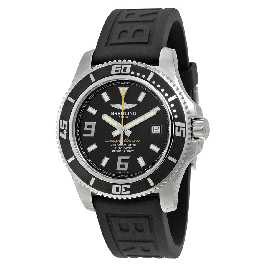 Breitling Navitimer Black Imitation Automatic Steel Pilot Watch