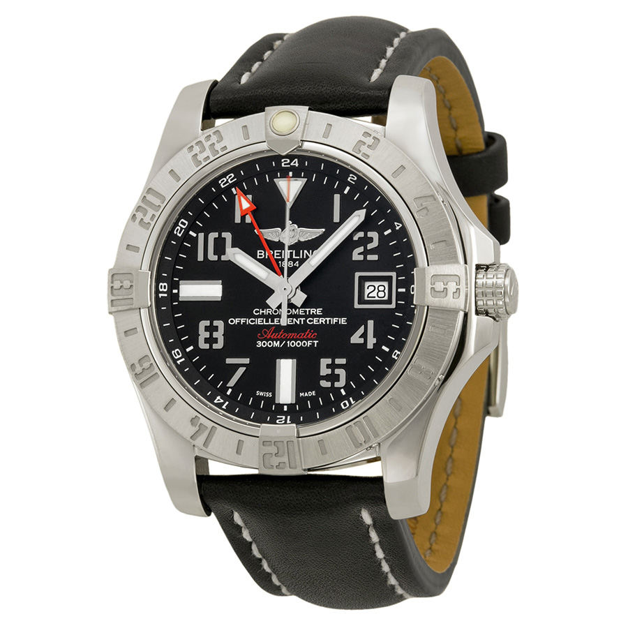 Breitling Navitimer Pilot Automatic Black Coating Steel Watch