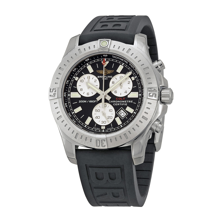 Breitling A7338811 BD43BKPD3 Imitation Pilot Chronograph Black Face Watch