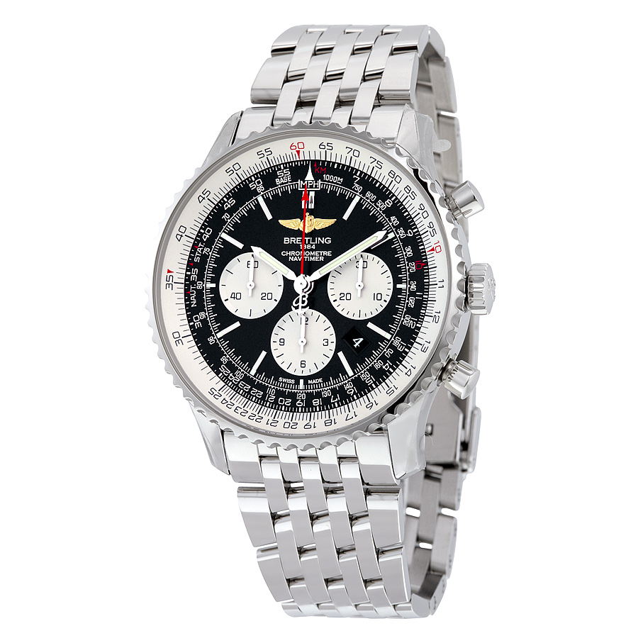 Breitling Avenger II Automatic Black Steel Bezel Dive Watch