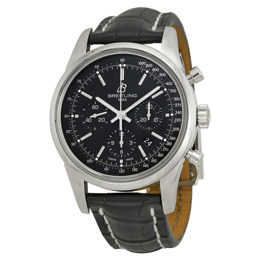 Breitling Avenger Automatic Black Steel Case Dive Watch