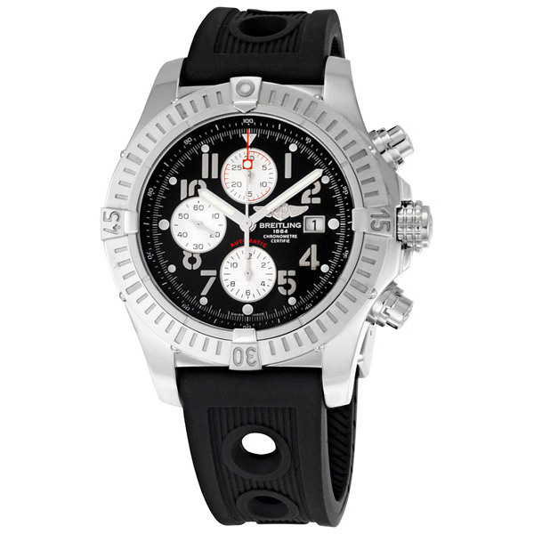 Breitling Avenger a1337011/b973 41mm Automatic Dive Watch - Jet Black Face, Stainless Steel, 500m Water Resistant