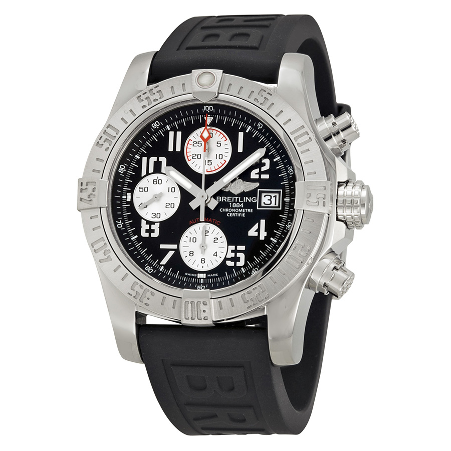 Breitling Avenger Dive Chrono BC33BKPT3 - Black Face Auto Mens Watch