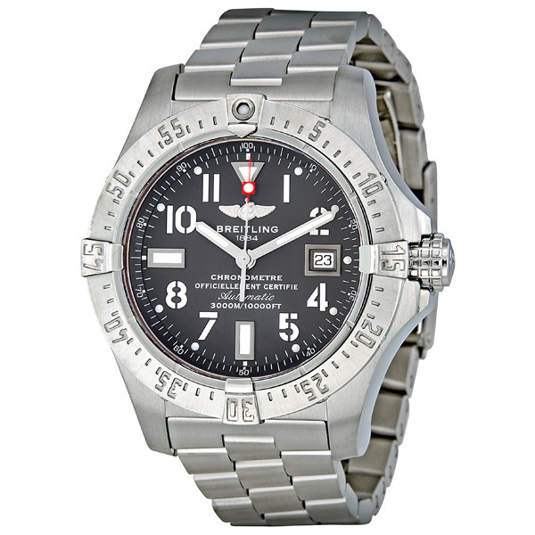 Breitling Avenger Pro Automatic Titanium Dive Watch with Green Dial