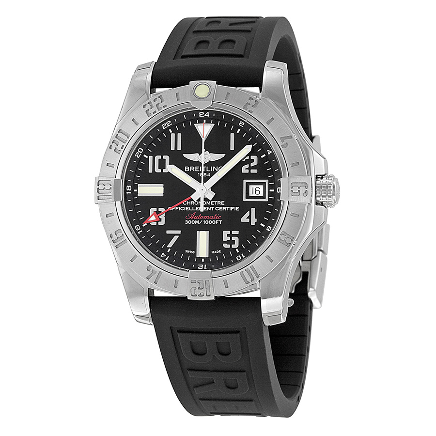 Breitling Avenger A3239011/BC34 Dive 153S Steel Automatic Stealth Black Face Watch