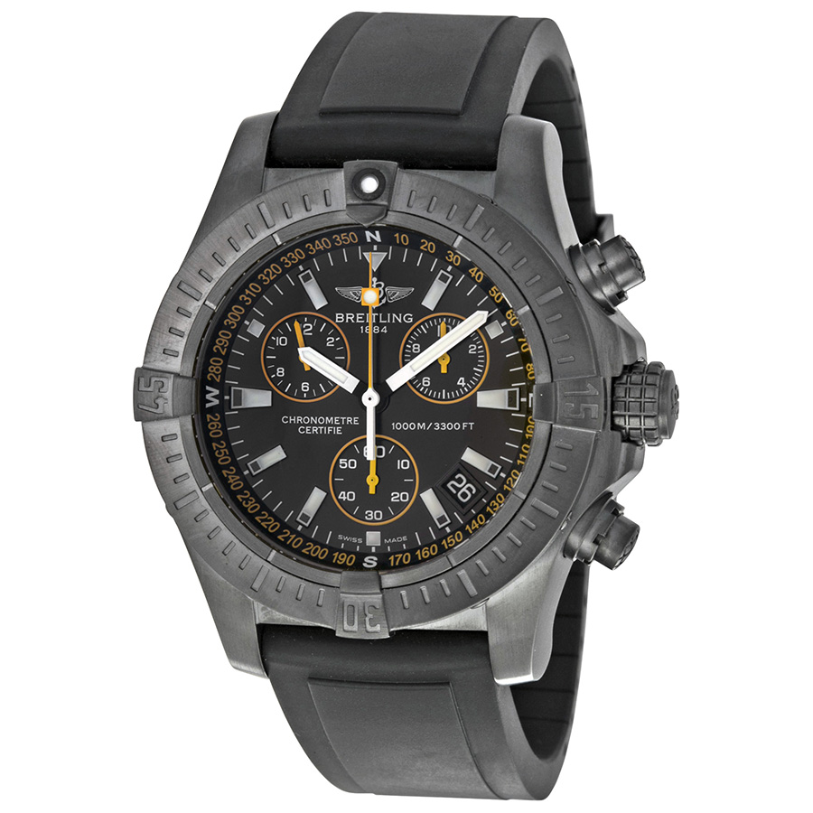 Breitling Avenger M73390T1/BA87BKPD Jet Black Chronograph Dive Watch