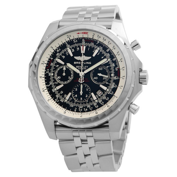 Breitling Bentley A2536212-G552-970A Imitation Automatic Chronograph 45mm Steel Bezel Jet Black Face Water Resistant Watch