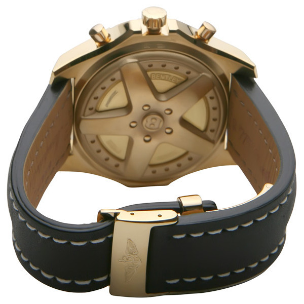 Breitling Bentley K4436212 Imitation Steel Watch - Jet Black Dial 44mm - Automatic Water Resistant