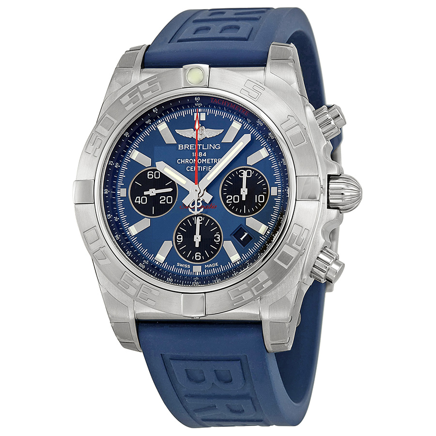 Breitling Chronomat AB011010-C789BLPT3 Swiss Clone - Blue Steel Case Automatic Pilot Watch