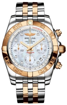 Breitling Chronomat CB014012-A723TT Pearl-Glaze Automatic Dive Watch