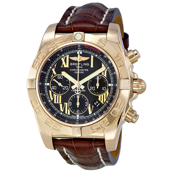 Breitling Chronomat HB011012-B957BKCT: Swiss Automatic Chronograph Jet Black Watch