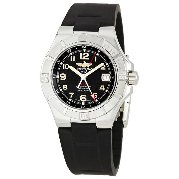 Breitling Colt Swiss Replica A3237011-B9-140S Manual Wind Jet Black Face 43mm Dive Watch