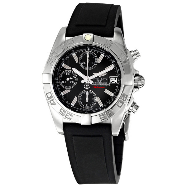 Breitling Galactic Chronograph Black Dial Automatic Replica Watch