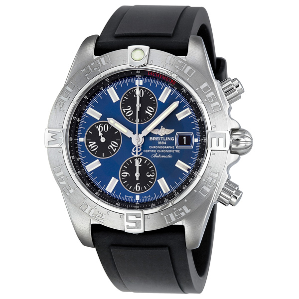 Breitling Galactic Chronograph Blue Face Imitation Watch
