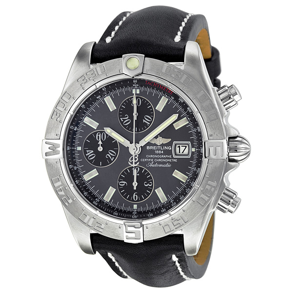 Breitling Galactic A1336410/F517 Automatic Steel Jet Black Face 200m Dive Watch