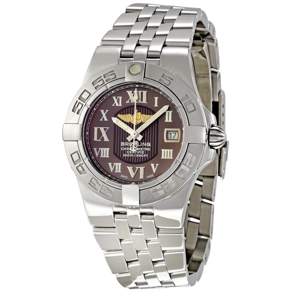 Breitling Galactic A71340L2 Swiss Clone Automatic Jet Black Face 50m Water Resistant Watch