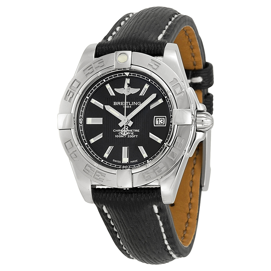 Breitling Galactic Chronograph Blue Steel Imitation Ladies Watch