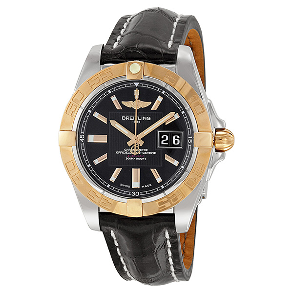 Breitling Galactic C49350L2-BA09BKCD Jet Black Steel Automatic Pilot Watch