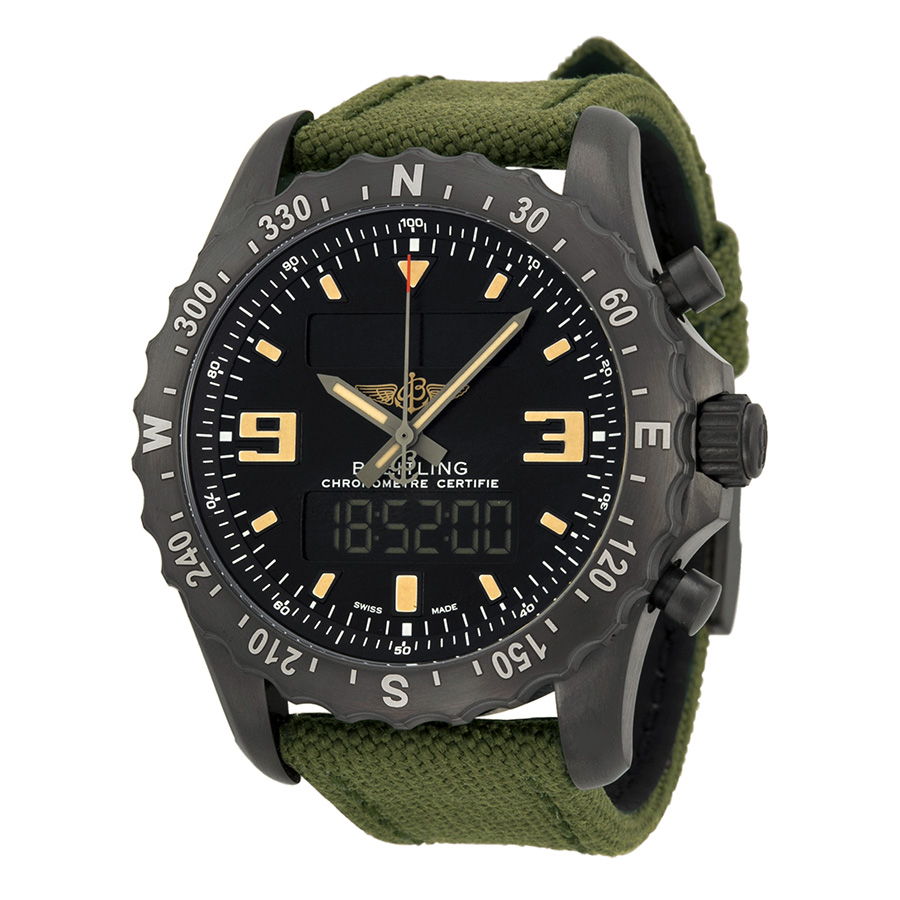 Breitling Avenger Carbon Bezel Black Imitation Automatic 45mm Dive Watch