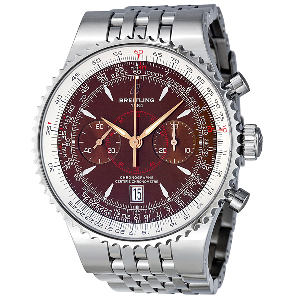 Breitling Montbrilliant Imitation Automatic Chrome Face Men's Watch
