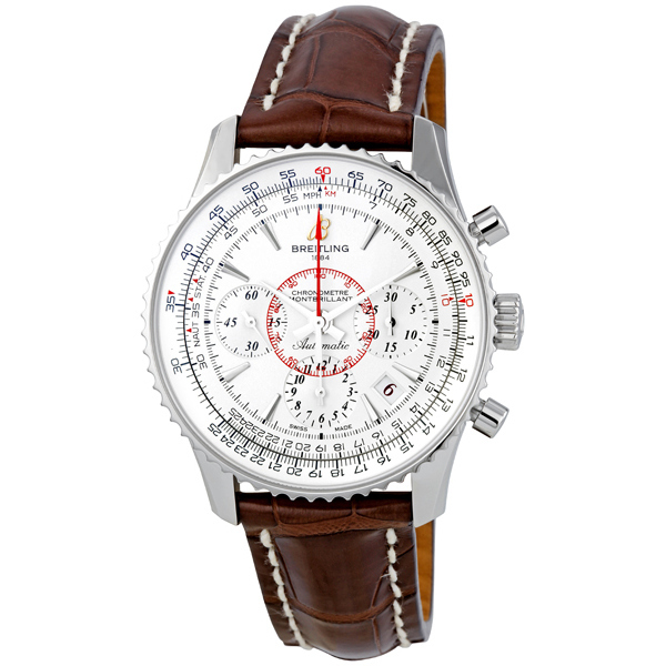 Breitling Montbrilliant Replica Automatic Chronograph Silver Dial Watch