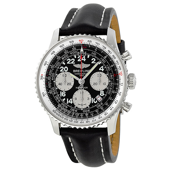 Breitling Navitimer Chronograph Replica with Black Face & Blue Dial Watch