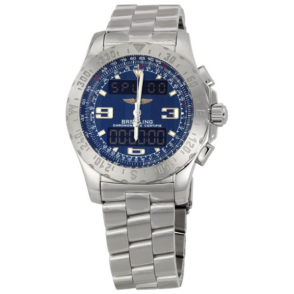 Breitling Professional Dive Chrono Blue Face Steel Replica Watch