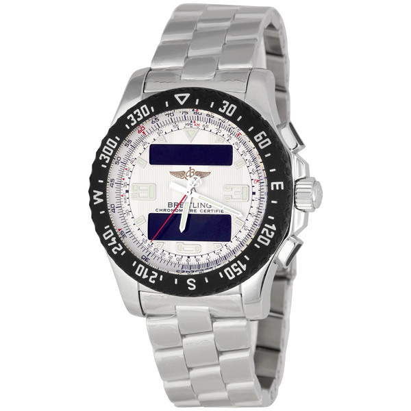 Breitling A7836434 Swiss Replica Pro Diver Chrono 43mm Black Face Watch