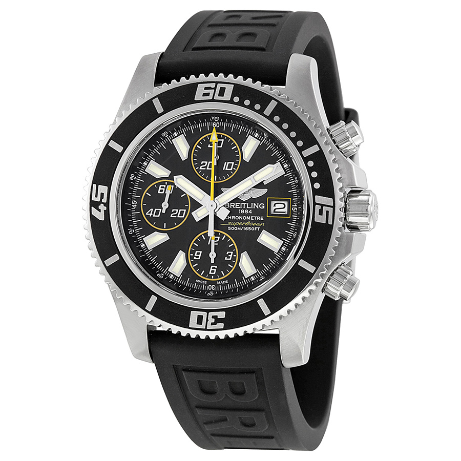 Breitling Superocean Pro Automatic Jet Black Steel Watch