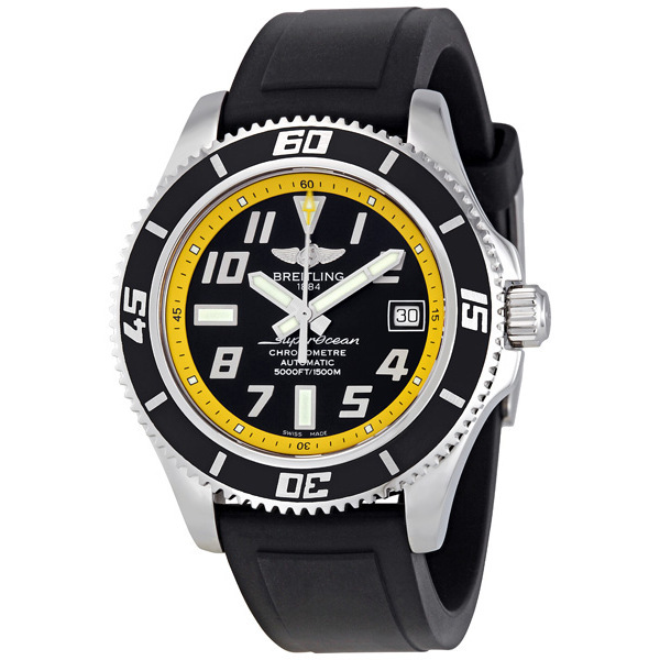 Breitling Superocean A1736402/BA32 Steel Dive Watch - Automatic, Blue Dial, 200m Water Resistant