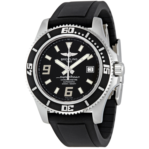 Breitling Superocean A1739102/BA77BKPD Clone 43mm Black PVD Automatic Dive Watch