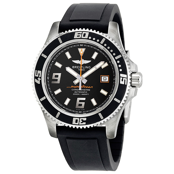 Breitling Superocean A1739102/BA80 Clone Automatic Dive Watch - 43mm Titanium Steel Blue Face