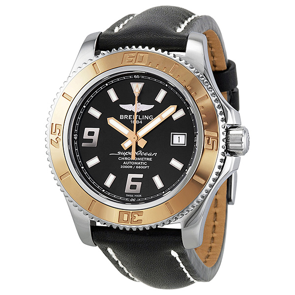 Breitling Superocean C1739112-BA77BKLT Diver's Chrono Replica 43mm Blacked Steel Watch
