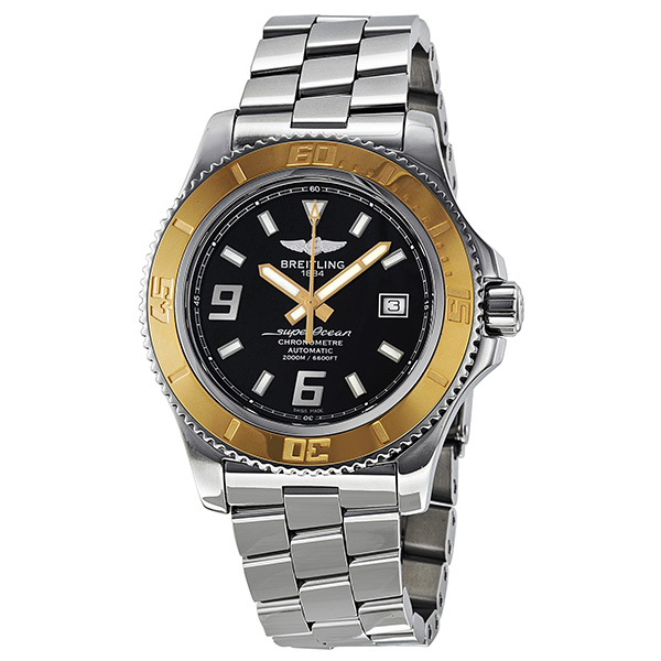 Breitling Superocean C1739112-BA77SS Imitation Dive Watch - Automatic Black Face 43mm Stainless Steel