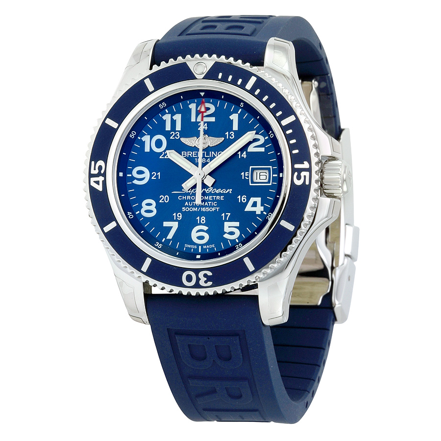 Breitling Superocean II 42 Swiss Clone Blue Dial Dive Watch - A Genuine Homage