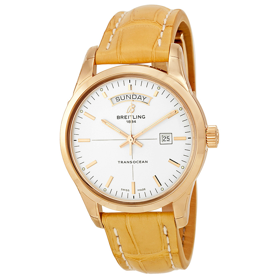 Breitling Transocean R4531012 Rose Gold Automatic Chronograph Watch