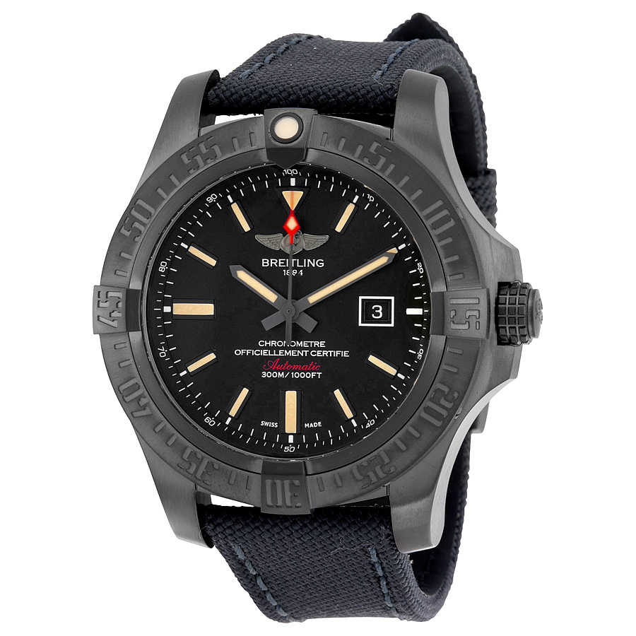 Breitling V1731010-BD12GCVT Jet Black Chronograph Watch