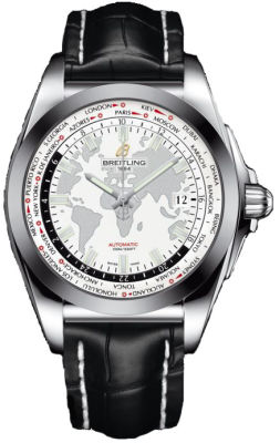 Breitling Supersport Pro Blue Steel Automatic Water Resistant Watch