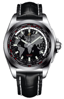 Breitling Avenger II Dive Black Steel Automatic Chronograph Watch