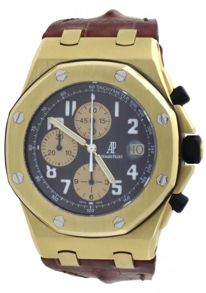 Audemars Piguet RO Offshore Automatic Black Ceramic bezel Steel Case Blue Sunray Dial Reps Watch